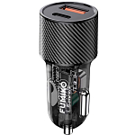 Авто ЗУ 1USB/1Type-C 3A FUMIKO CC05 черное, PD30W/QC3.0
