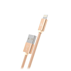 Кабель USB <--> Lightning  1.0м HOCO X2 золотой