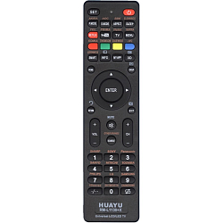 Пульт HUAYU RM-L1130+X PLUS LCD LED TV ( кнопки YuoTube , NETFLIX )универсальный пульт корпус MYSTERY MTV-2622LW