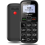 Телефон TEXET TM-B322 черный-красный