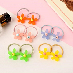 Резинка для волос "Алинка" (цена за пару) весёлые ромашки, микс   5144462