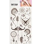 Переводные тату на тело чёрные «Сила природы», 10×20.5 см 10539344