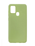 Задняя накладка ZIBELINO Soft Matte для Samsung A21s (A217) (оливковый)
