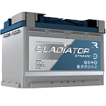 Аккумулятор GLADIATOR Dynamic 6ст-77.1 Ач, 720A, L3, прямая, 276х175х190/ GDY7710