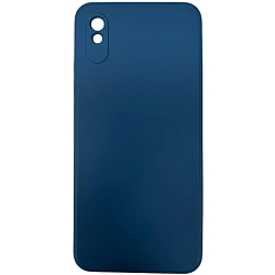 Задняя накладка ZIBELINO Soft Matte для Xiaomi Redmi 9A (синий) защита камеры
