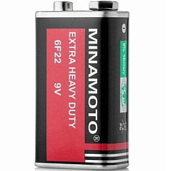 Элемент питания MINAMOTO 6F22 (б/б) 1/shrink (10/400)