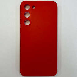 Задняя накладка ZIBELINO Soft Matte для Samsung Galaxy S23 Plus (красный) с микрофиброй