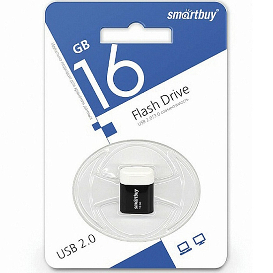 USB 16Gb Smart Buy LARA Black