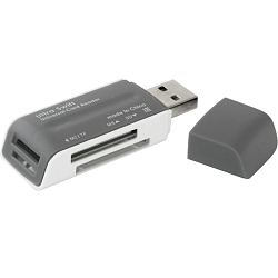 Картридер DEFENDER Ultra Swift, USB 2.0, 4 порта