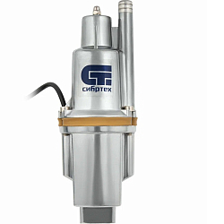 Вибрационный насос СИБТЕХ СВН300-10, верхний забор, 300 Вт, напор 75 м, 1200 л/ч, кабель 10 м