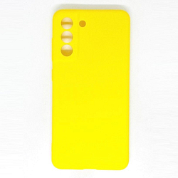 Силиконовый чехол MOBIS для Samsung Galaxy S21FE матовый (Желтый)