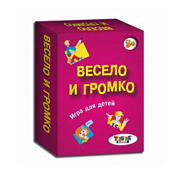 Карточная игра "Весело и громко" активная игра (100 карточек) 01552