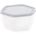 Контейнер Dolcezza №116 с крышкой, 0,5л (бесцветный, крышка дымчатая)