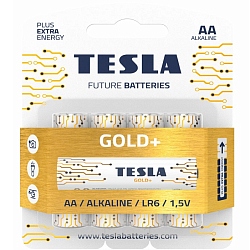 Элемент питания TESLA GOLD+ LR06/ BL-4 (4/48/480/25920)