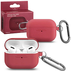Силиконовый кейс для AirPods Pro Hang Silicon Сase с карабином Hidoscus