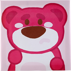 Аппликация помпошками «Медвежонок», размер — 20 × 20 см, клей 30 мл