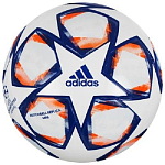 Мяч сувенирный ADIDAS Finale 20 Mini, размер 1, 32 панелей, ПУ, термосшивка, цвет белый/синий/оранжевый