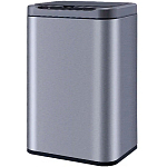 Сенсорное мусорное ведро Kitchen Joy, 20 литров (KJ-JAH9611-20L) Silver, из нержавеющей стали с откидной крышкой, фиксатором для пакетов
