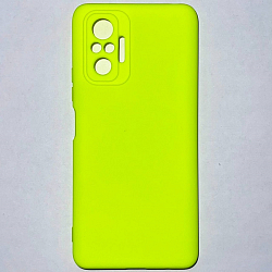 Силиконовый чехол NANO для Xiaomi Redmi NOTE 10 PRO (2021) салатовый