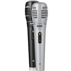 Микрофон BBK CM215 черный/серебристый