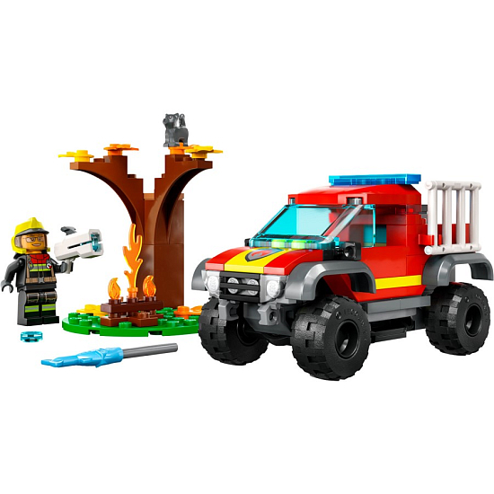 Конструктор LEGO City 60393 Спасательный пожарный внедорожник