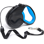 Рулетка "Пижон" классическая, с прорезиненной ручкой, 8 м, до 50 кг, трос, черная