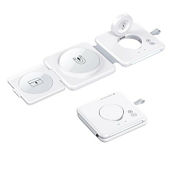 Беспроводное ЗУ REMAX RP-W87, белый, 22,5W, 3 в1