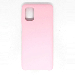 Силиконовый чехол SILICONE CASE для Samsung Galaxy M51 (Светло-розовый)