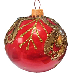 Шар "Графика 23035/2", серия "ВС", 80мм, в подарочной упаковке КУ-80-231035/2