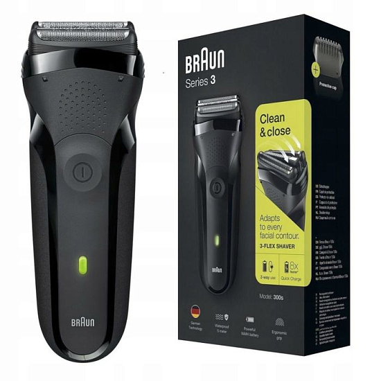 Электробритва BRAUN 300s Series 3 черная
