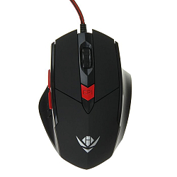 Мышь NAKATOMI MOG-11U черная, USB