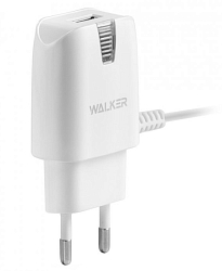 Сетевое ЗУ 2A WALKER WH-23 Lightning белое