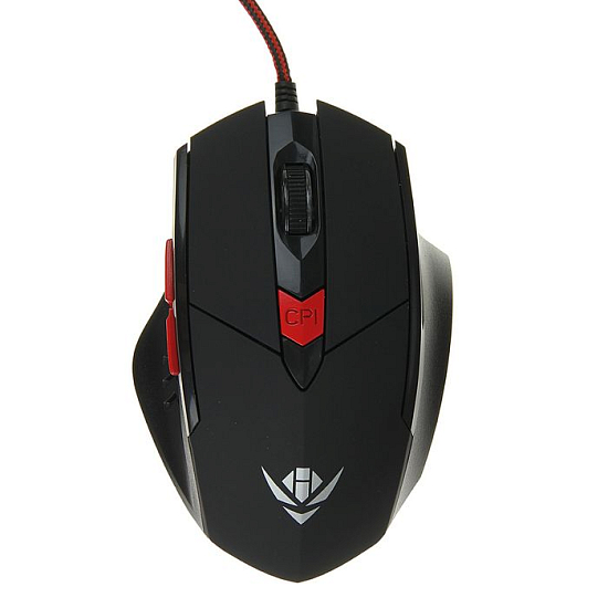Мышь NAKATOMI MOG-11U черная, USB