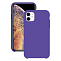 Силиконовый чехол SILICONE CASE для iPhone 11 (фиолетовая) (не оригинал)