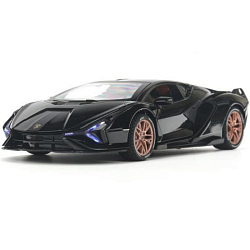 Машина металл свет-звук lamborghini sian, 20,8 см, двери, багажник