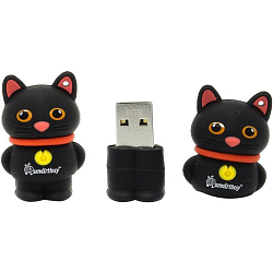 USB 32Gb SMARTBUY Wild series Котёнок чёрный