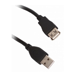 Кабель-удлинитель USB 1.8м GEMBIRD (CCF-USB2-AMAF-6) чёрный