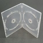 Футляр 2DVD 14mm (прозрачный глянец) (100)