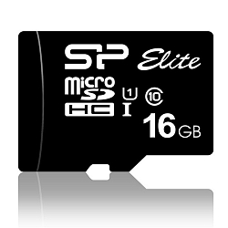 Micro SD 16Gb Silicon Power Class 10  Elite UHS-I (R/W 85/15 Mb/s) без адаптера