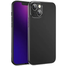 Задняя накладка HOCO для iPhone 14 Plus, Fascination case, матовая, чёрный