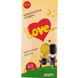 Ароматизатор CONTEX LOVE IS ЕЛКА Бурбонская ваниль