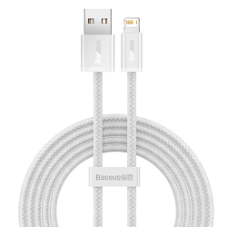 Кабель USB <--> Lightning  1.2м BASEUS Dynamic series белый (CALD000402)