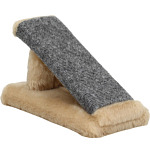 Когтеточка "Горка" мини-версия, 29 х 14 х 14 см, ковролин, светло-коричневая 9610304