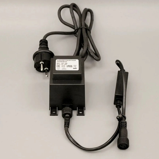 Трансформатор TPF-220AC/DC24-60W-B 200202, усиленная влагозащита IP65, шнур подключения с выпрямителем тока 1.5 м