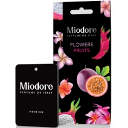 Ароматизатор MIODORE - FLOWERS-FRUITS (подвесной картонный)
