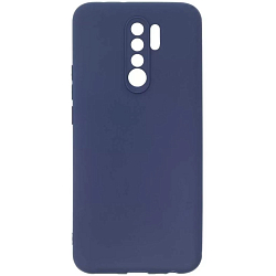 Задняя накладка ZIBELINO Soft Matte для Xiaomi Redmi 9 (синий) защита камеры