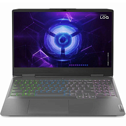 Ноутбук игровой 15.6" Lenovo LOQ 15IRH8 (Intel Core i5-12450H/ 8GB/ SSD 512GB/ RTX3050/ DOS) (82XV00S9RK), серый