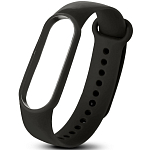 Силиконовый ремешок NONAME для Xiaomi Mi Band 5 Black