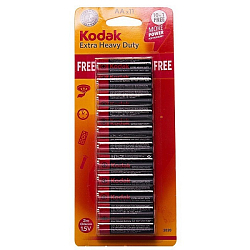 Элемент питания KODAK R06 BL-11 Heavy Duty (11/264/25344)