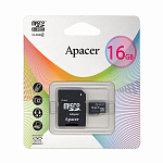 Micro SD 16Gb Apaser Class 10 с адаптером SD
